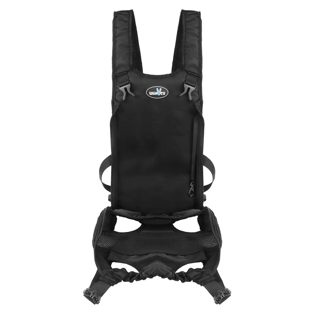 Mochila acolchada para portamascotas de motocicleta negra para Suzuki V-Strom, con correas ajustables y paneles de ventilación de malla, diseñada para propietarios de Ducati Scrambler y Ducati Multistrada.
