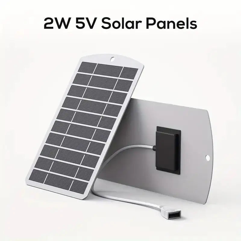 Solar Panel Charger 2W 5V USB Portable Outdoor Power Bank For Mobile Phone Camping Hiking Outdoor Emergency