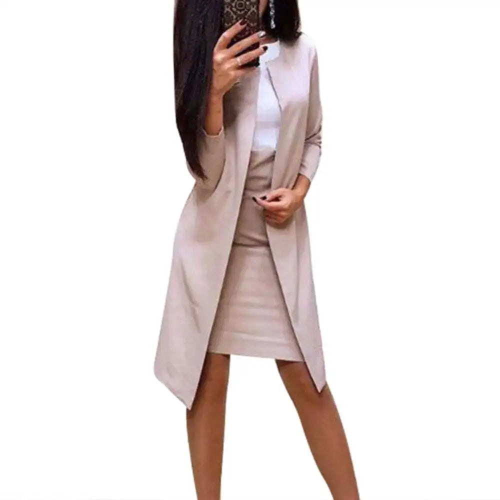 Women s Skirt Suits Work Pantsuits OL Business Uniform Formal 2 Piece Suits Office Ladies Slim Pencil Skirt