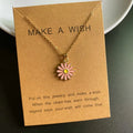 New Flower Pendant Necklace for Women Korean Fashion Cute Romantic Choker Necklace Golden Color Link Chain Neck Jewelry Gift