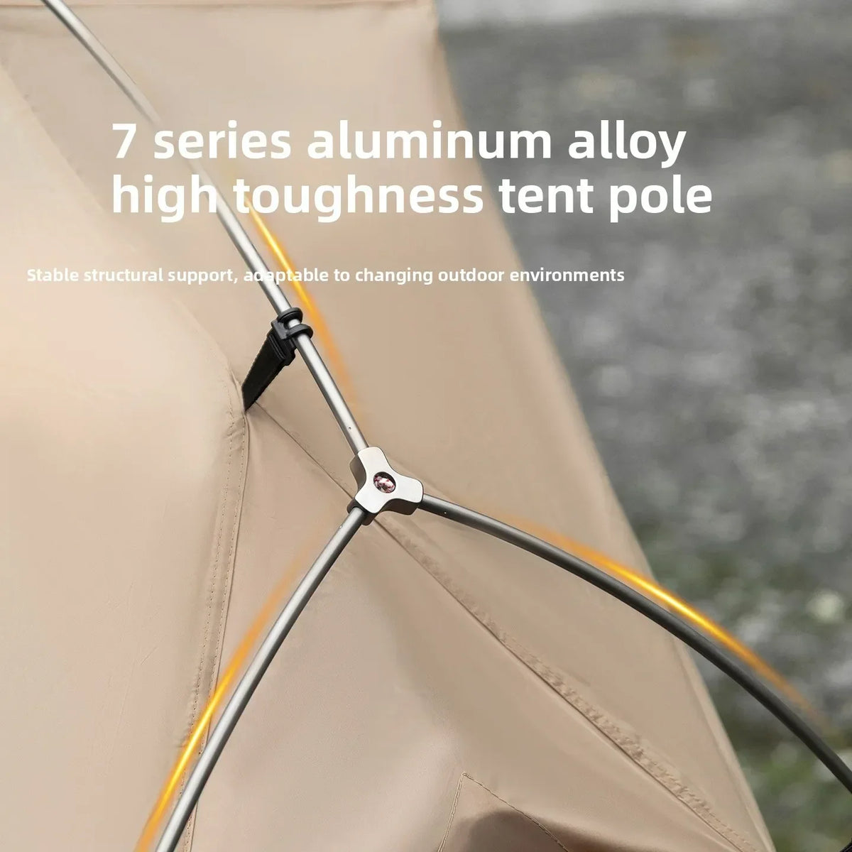 MOUNTAINHIKER 2026 Single Camp Bed Outdoor Tent Waterproof Rainproof Multi-purpose Leisure Camping Shelter for Hiking And Travel