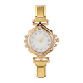 2025 Women Watches Small Round Watch Golden Luxury Wristwatches Ladies Fashion Gold Bracelet Watch Female Elegant Clock Women