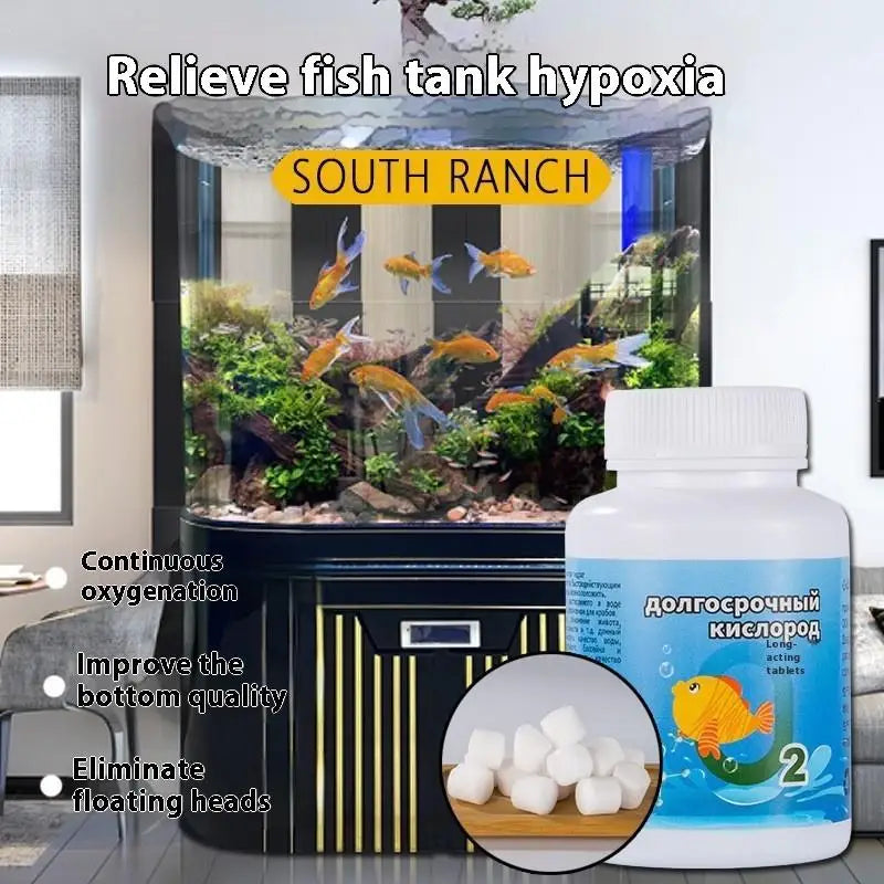 Prolonged Oxygenation Tablets for Aquariums; Essential Multi-Use Tool for Fish Tanks and More