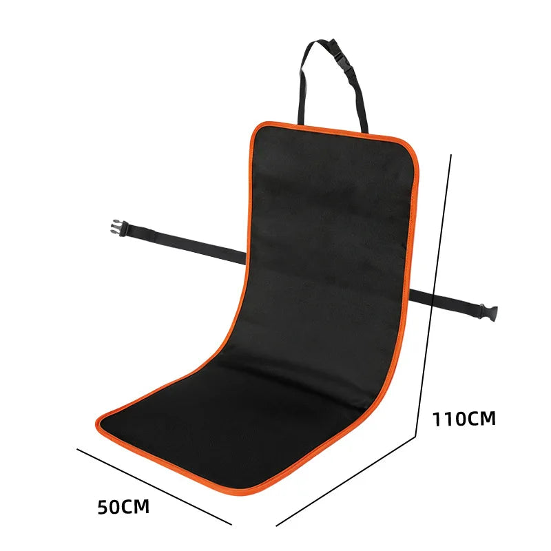 Pet Travel Accessory Anti-Scratch Waterproof Leather Rear Seat Protector Mat Dirt Resistant For Dogs Cats Car Interior