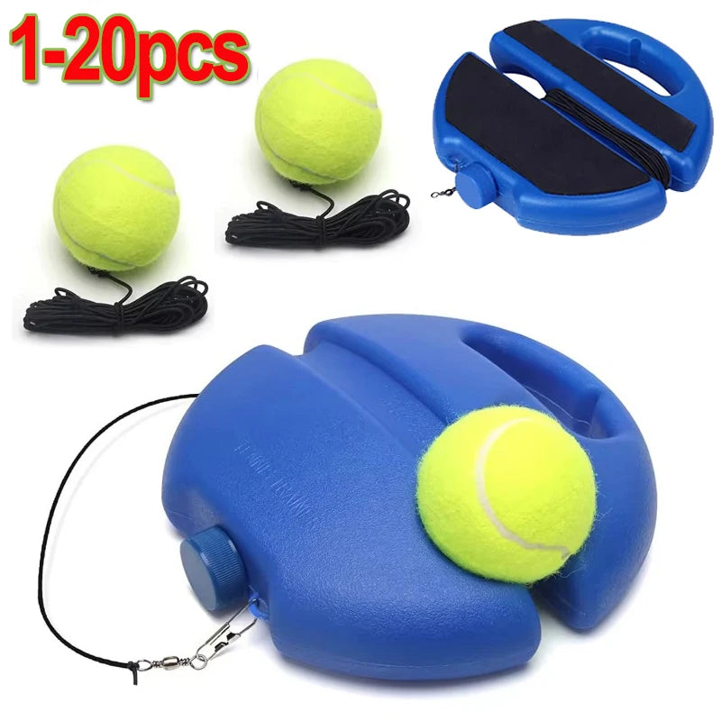 Tennis training equipment single player set practice equipment base high rebound belt tennis rope wear-resistant tennis ball