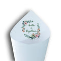 30Pcs Custom Wedding Cones Name Christmas Wedding Thanksgiving Floral Confetti Toss Cones Birthday Baptism Party Favors