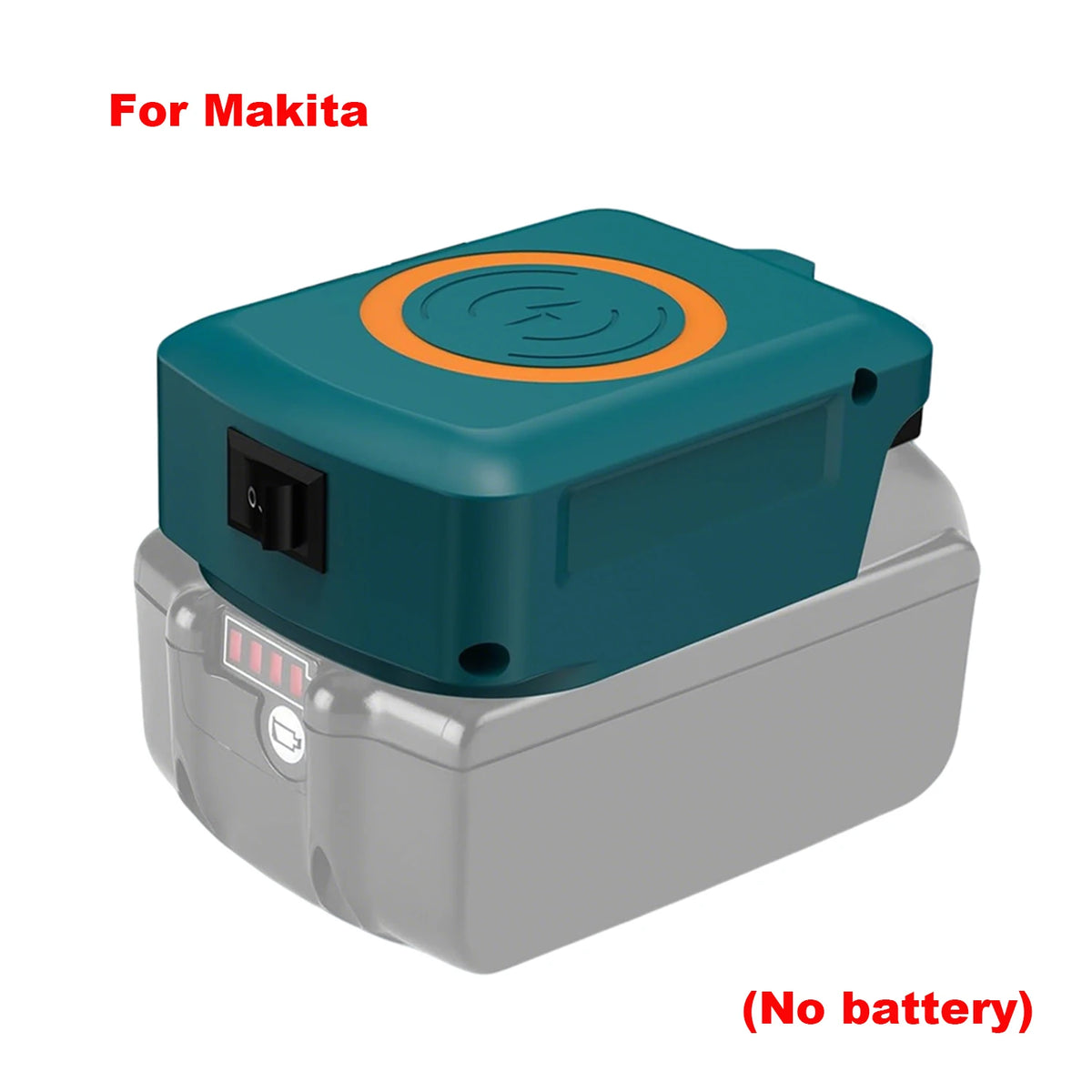 NEW Wireless Phone Charger for Makita/Dewalt/Milwaukee Li-ion Battery USB Adapter with Type-C Charges Port Portable Power Bank