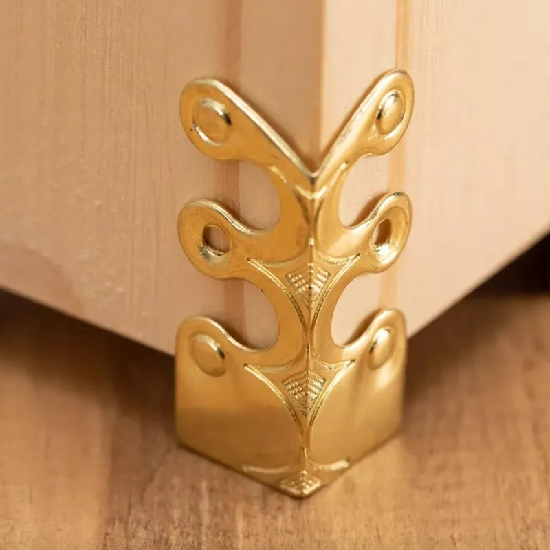 Skirting Board Edge Guards for Furniture & Baseboard Protection, Decorative Metal Wall Protectors, Corner Protectors Furniture