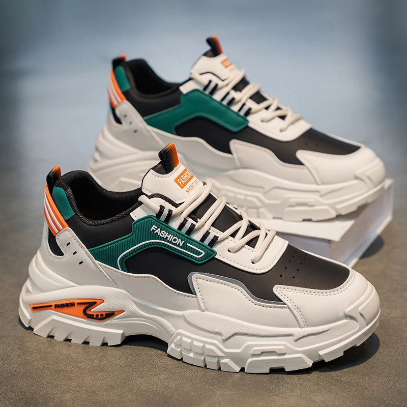 Men Travel Casual Sneakers Simple Elegant Style Lightweight Flexible Sole Breathable Anti Slip Daily Outdoor Running Sports Shoe
