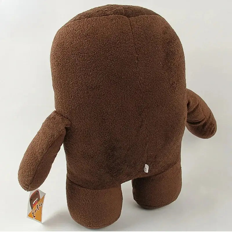 Jouet en peluche Domo Kun de 20 cm, animal en peluche brun avec une forme arrondie et compacte, ainsi que des bras et des jambes courts.