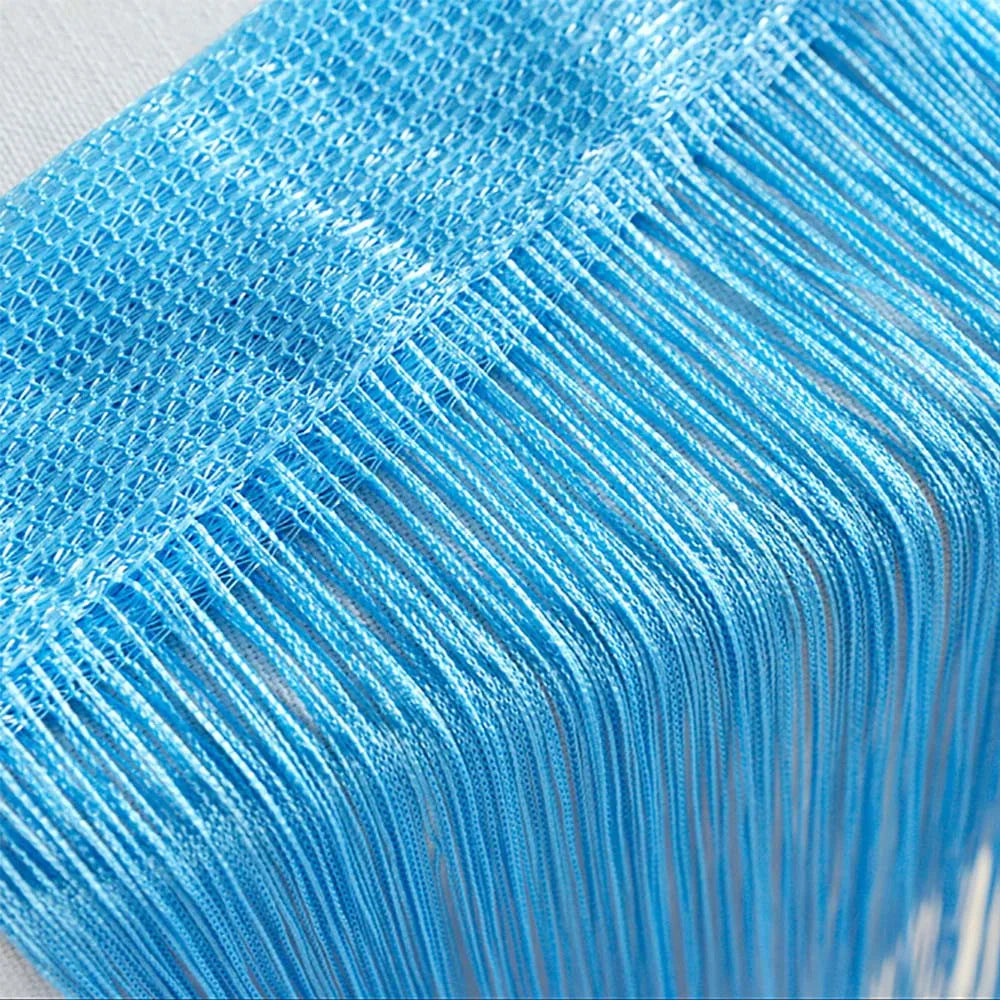 Curtains For Living Room 50CMX200CM Thread Curtain For Living Room Door Wall Window Panel Room Divider Decorative Tassel Curtain