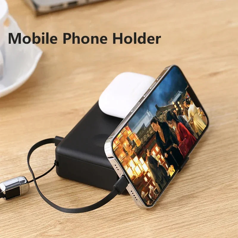 Solid-state Battery 65W GaN USB C Charger Power Bank 20000mAh Qi2.2 25W Magnetic Wireless Fast Charger for iPhone iWatch Airpods