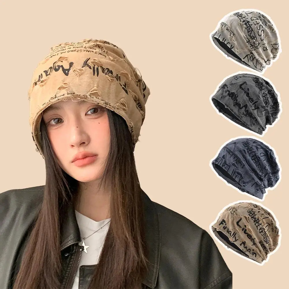 Fashion Hip Hop Beanies Hats For Men Women Spring Summer Thin Bonnet Gorras Unisex Streetwear Skullies Beanie Loose Style Hats