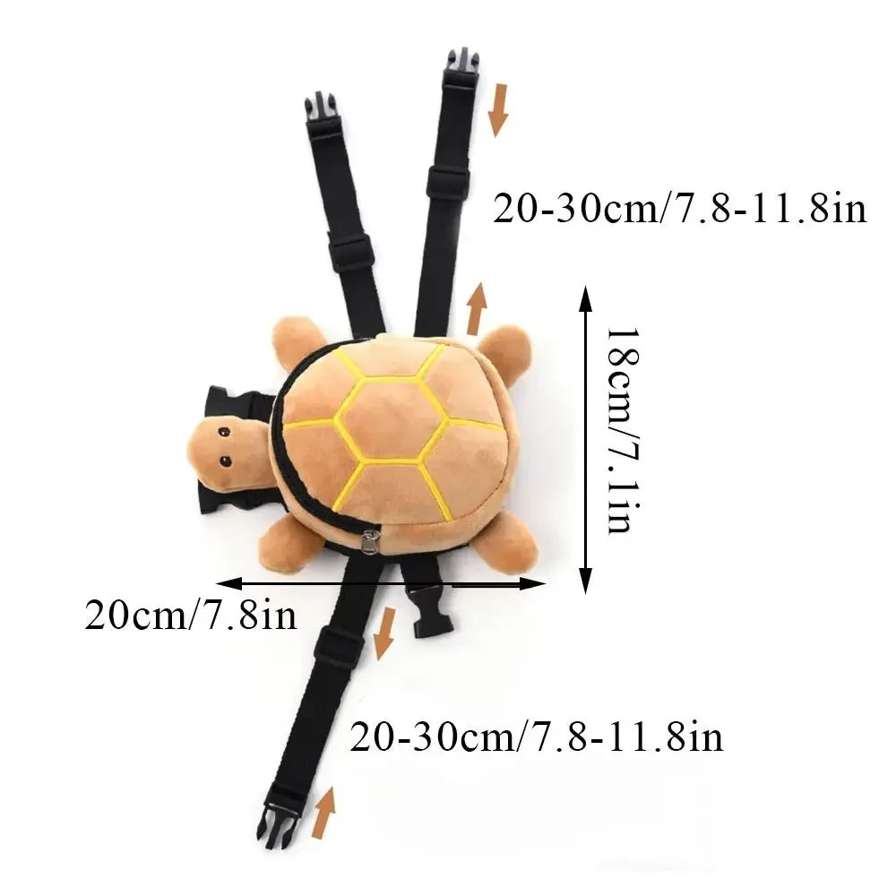 Travel Pack Soft Turtle Shape Dog Backpack Portable Adjustable Dog Snack Bag Large Capacity Cartoon Pet Carrier Bag Outdoor