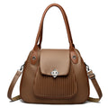 Genuine Brand Top Quality Leather Bags for Women Designer Top-Handle Bags Ladies Casual Tote Shoulder Crossbody Bag 2 Layers