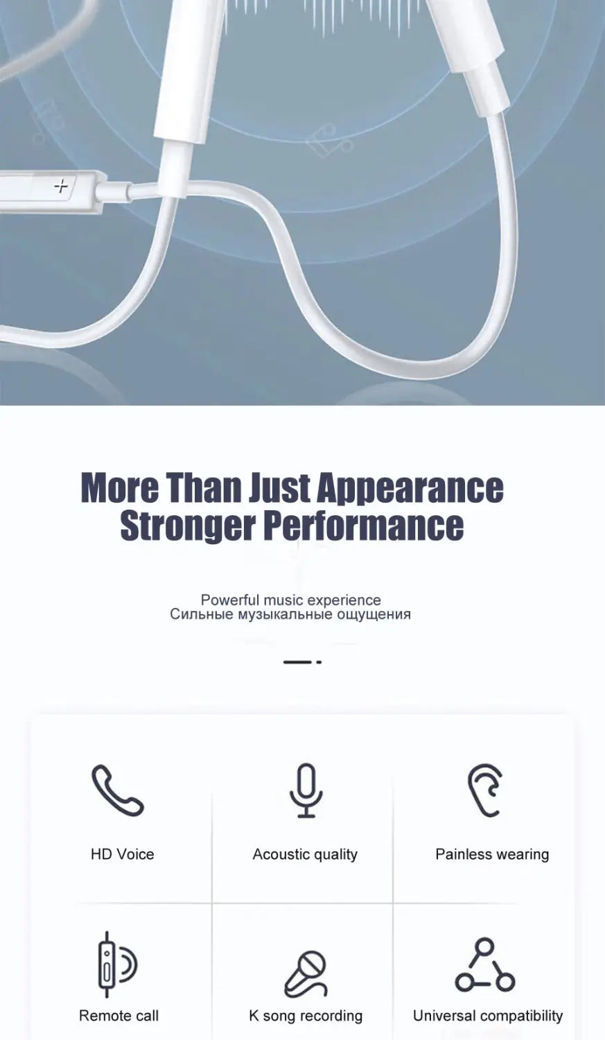 White type c wired earphones for iPhone pro max with a sleek minimalist design and flexible cable ideal as a pro max earphone model