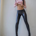 Women's Clothing Fashion Wrap Solid Color Sports Leggings High Waist for Women Seamless Slim Tights Fitness Yoga Black leggings