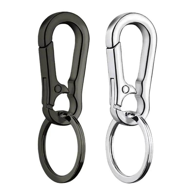 car Keychain Anti-Lost Zinc Alloy auto Key Chain With KeyRing Gourd Buckle Carabiner Keychain Car Key Ring  Hanging Buckle