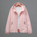 Thin Trench Coat Women Spring Autumn New Double Hooded Windbreaker Wind-Proof Waterproof Sports Outwear Female Fashion Joker Top