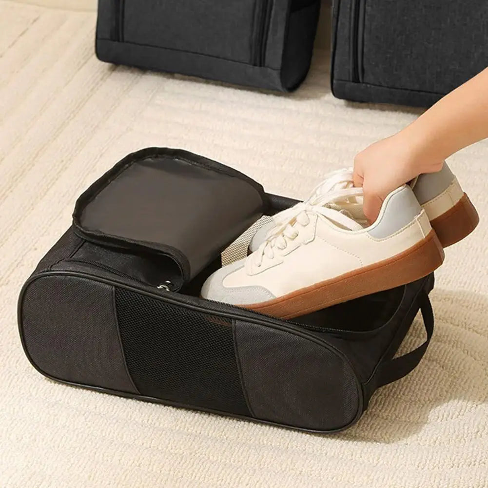 Travel Shoe Bag Portable Golf Shoe Storage Bag Dustproof Shoe Carrier Bags Breathable Sports Shoe Storage Organizer Handbag