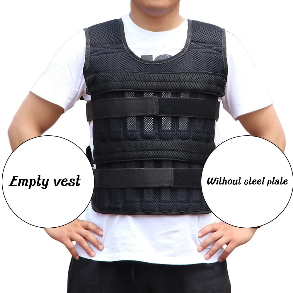 Loading Vest Weight Vest Adjustable Weight Boxing Training Exercise Weight Vest Fitness Equipment Sports Loading