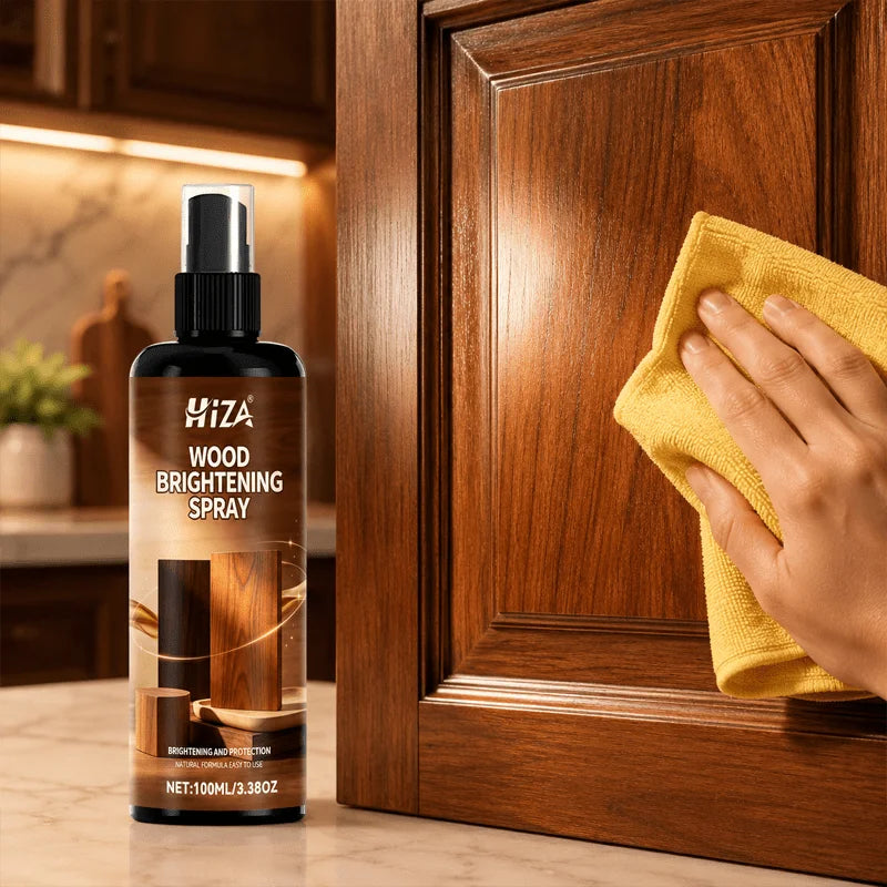 Furniture Polish Spray - All-in-One Wood Scratch Remover, Gloss Restorer & Protector for Cabinets, Tables, Floors