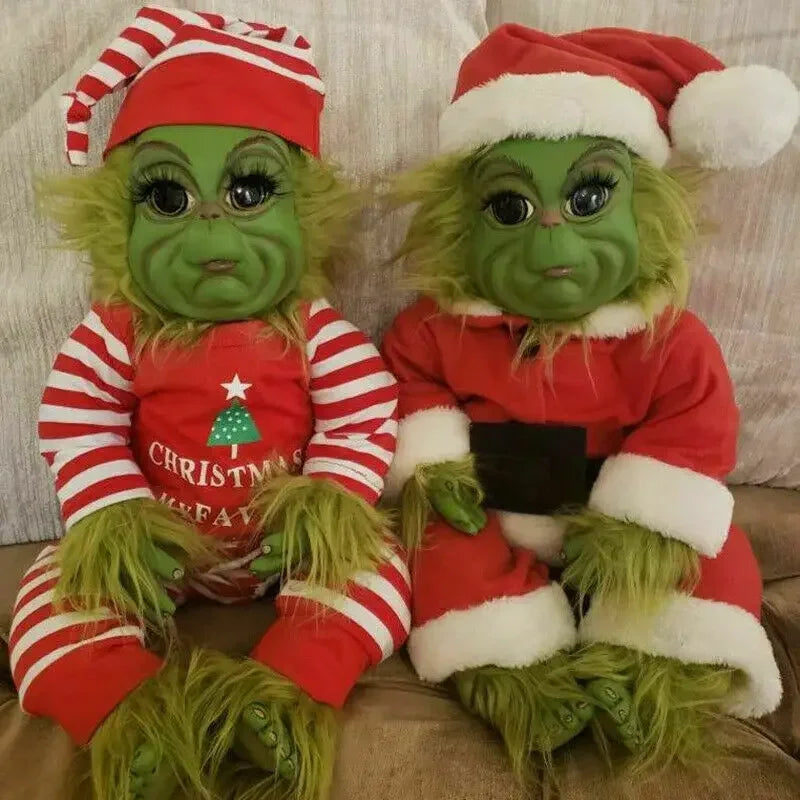 Cute Christmas Dolls Stuffed Plush Toy Room Decor Desktop Ornament Creative Adorable Holiday Decor Children Gift