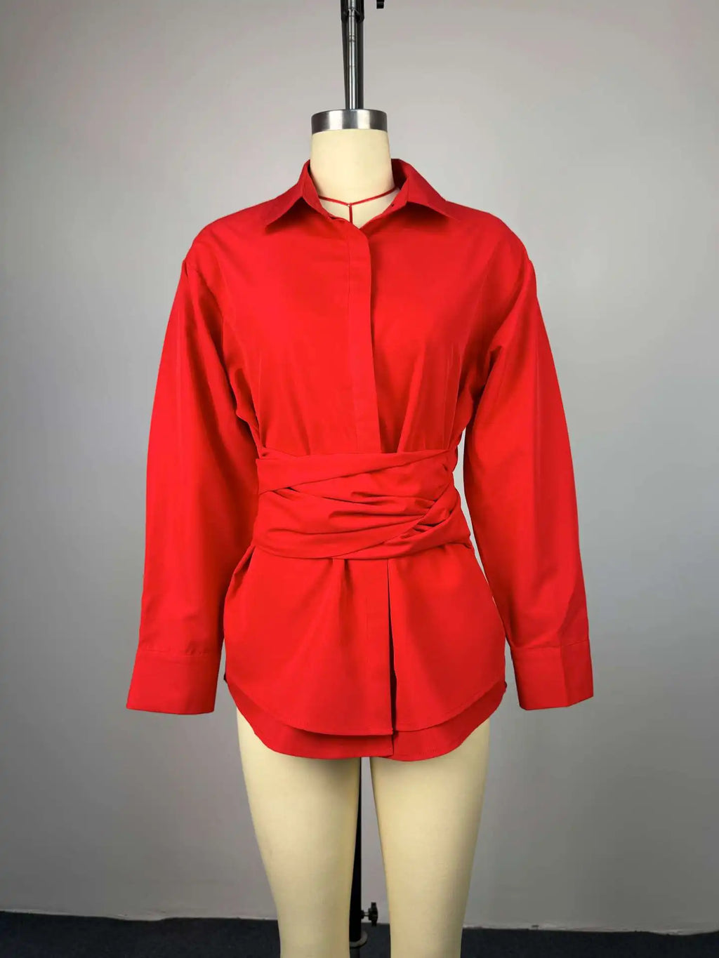 Women White Blouses Shirt Vintage Turn Down Collar Full Sleeve Tops Tight Waist Y2k Streetwear Elegant Splice Shirts 2026 Spring