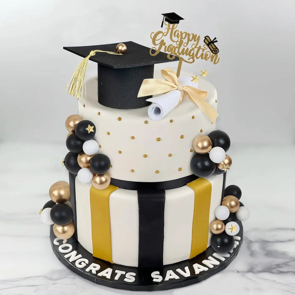Graduation Cake Toppers Graduations Cap Congrats Grad Cake Decorations for 2026 High School College Senior Graduation Supplies