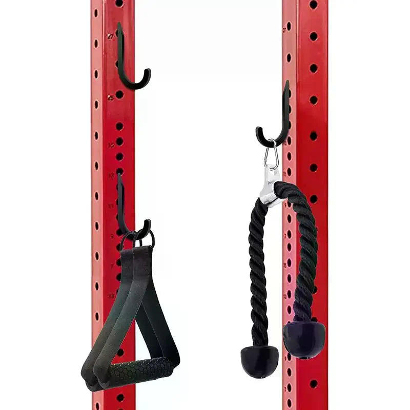 Squat Rack Holder Attachments For Home Gym Storage Heavy Duty Weight Rack Holder With Storage Hook Perfect Gym Accessories