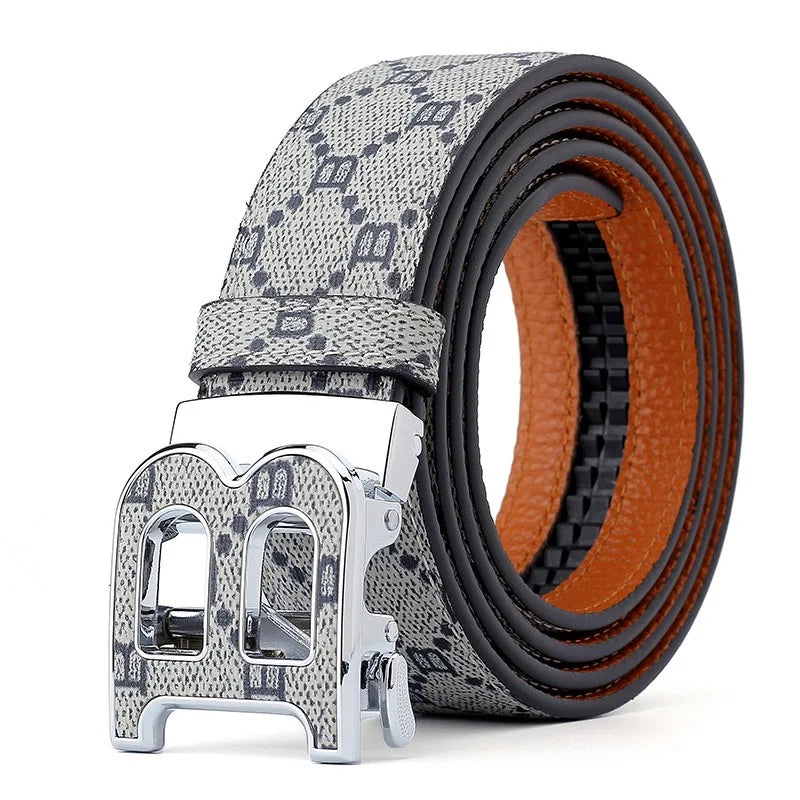 2025 Business Men belt Casual Fashion Luxury Designer Famous Brand Automatic B Buckle men belts Leather Belt for Men Male Jeans