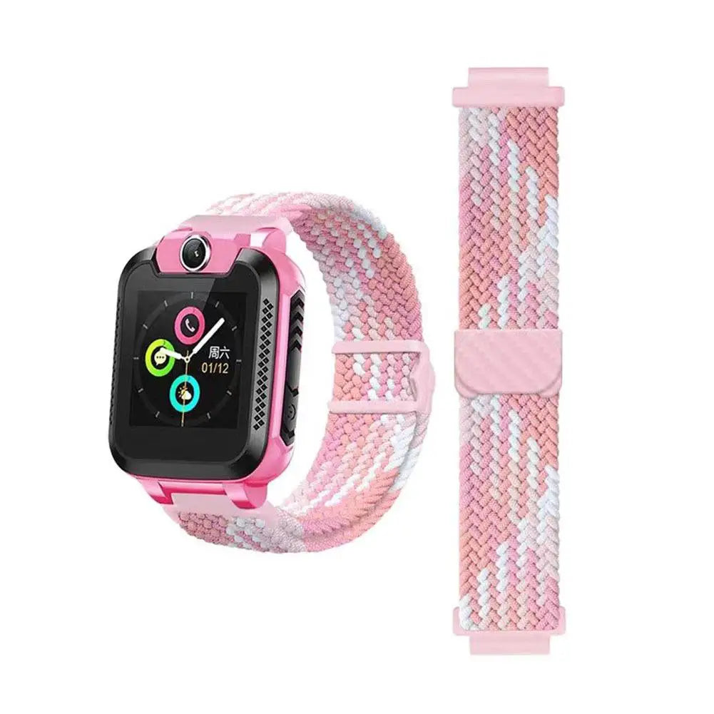 15 16 17mm Magnetic Nylon Watch Band for Xiaomi Redmi Mitu Xiaoxun Readboy 360 Kids Smartwatch Breathable Braided Strap