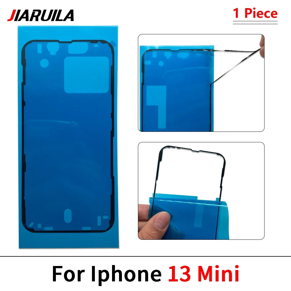 Back Cover Side Waterproof Seal Sticker For Iphone 16 15 14 Pro Max Plus 13 mini Adhesive LCD Screen Frame Seal Tape Repair