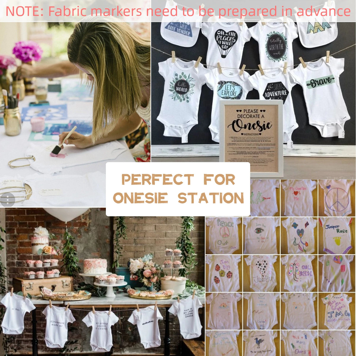 Baby Shower Games Bodysuits Bibs Design Game 9 DIY Newborn Bodysuit 15 White Blank Baby Bibs for Baby Shower Gender Reveal Party