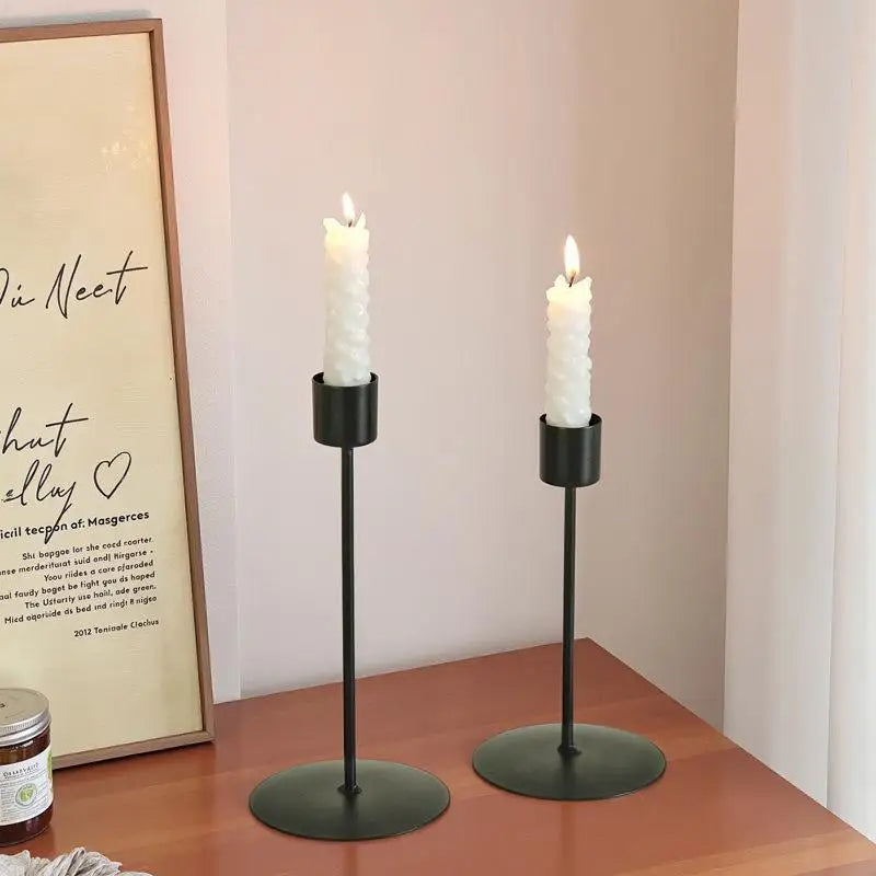 Living Room Decor, European Style Golden Candle Holders, Ideal for Wedding and Party Decors