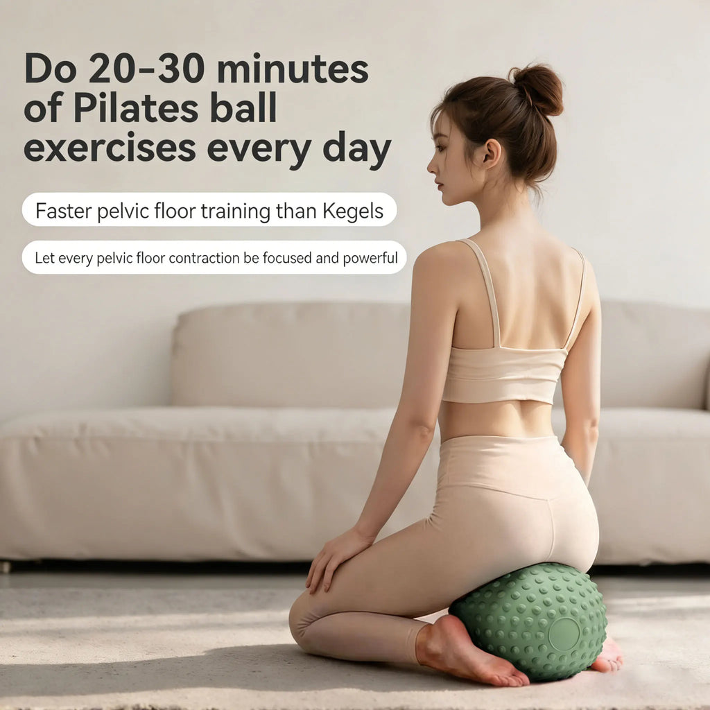 Pilates Training Ball Pelvic Floor Muscle Tightening Massage Ball Thickened Explosion Proof Yoga Ball Postpartum Shaping Home Fi