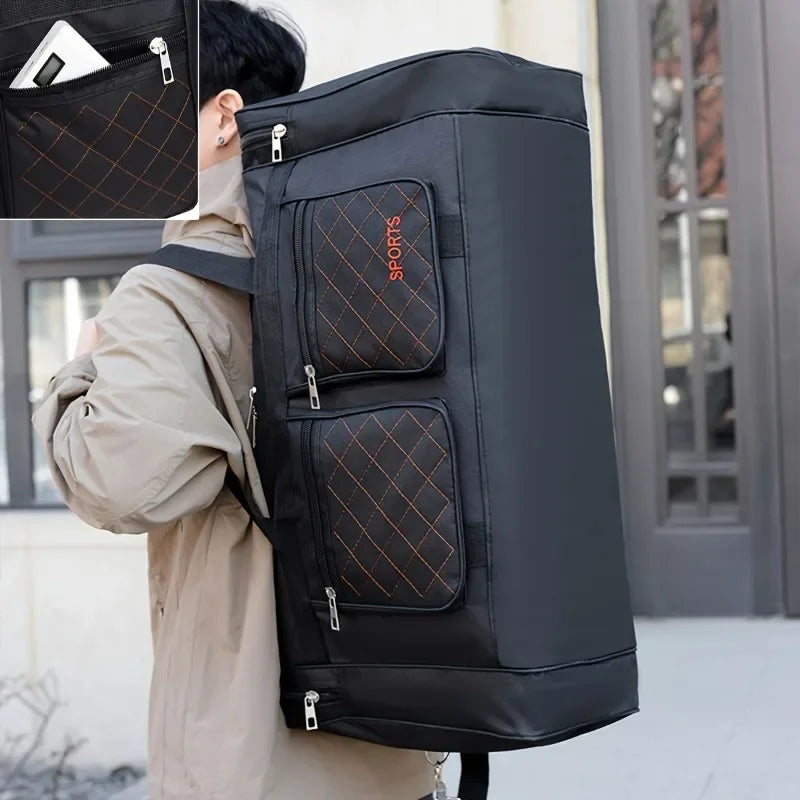 Large Capacity Travel Duffel Bag, Casual Style, Multiple Compartments & Pockets, Perfect for Short Trips, Sports Travel Bag