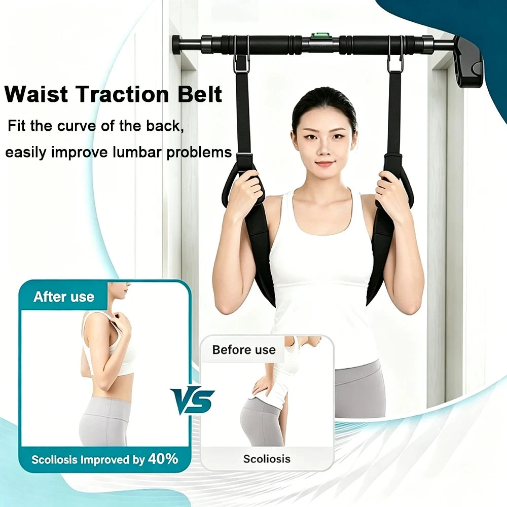 Household Spinal Stretch Lumbar Suspension Belt Horizontal Bar Traction Soothing Waist Beltcan Weigh 200 Catties Hanging Ergonom