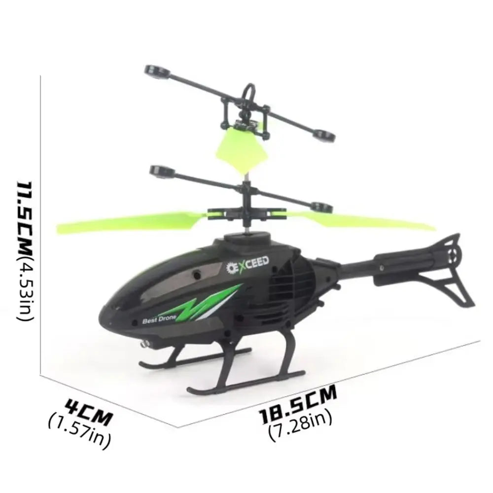 Watch Wrist Remote Control Aircraft Hand Controlled Impact Resistant Induction Helicopter Flying Helicopter With Lighting