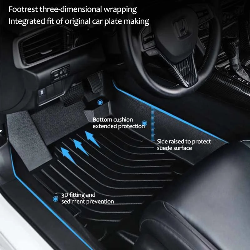 Car Floor Mats For DFSK Landian E5 NEV 2023~2026 5seat 7seat Waterproof Pads Left Hand Driver Foot Covers Floor Auto Accessories