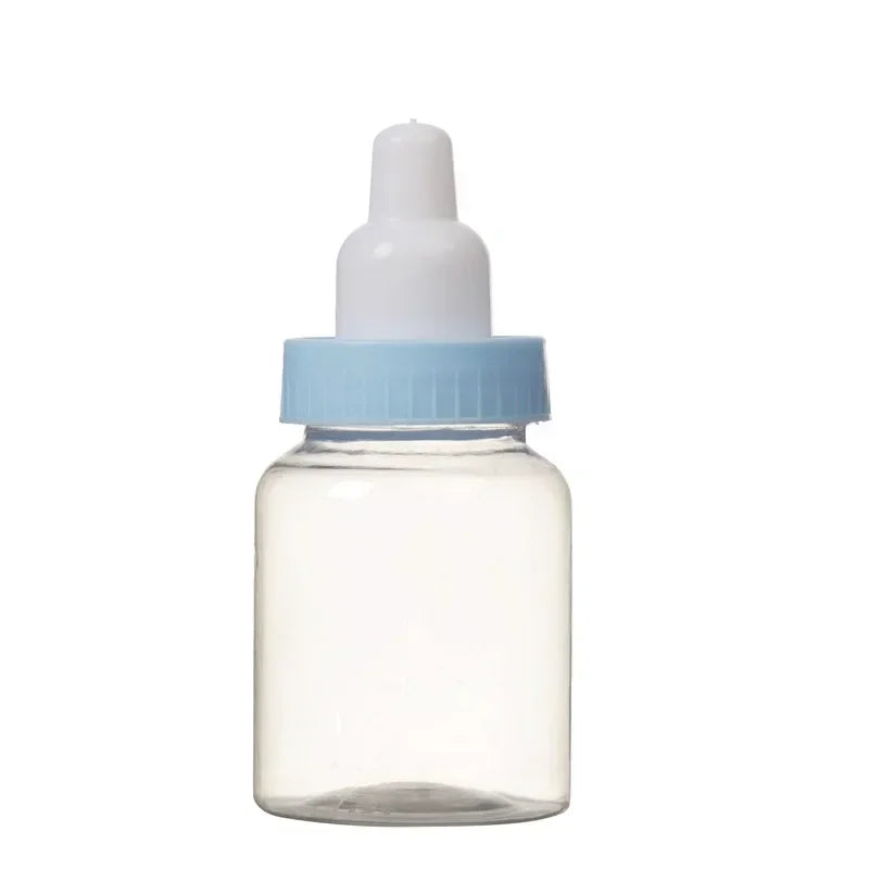 36pcs Baby Shower Favor Blue Pink Mini Milk Bottle for Girls Boy Party Gift Boxes  Halloween  Wedding Festival