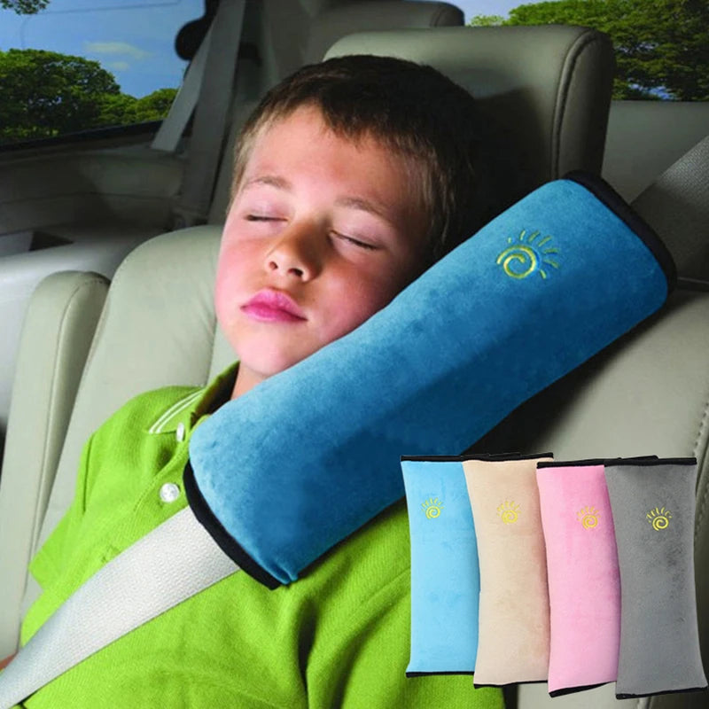 Baby Pillow Car Safety Belt & Seat Sleep Positioner Protect Shoulder Pad Adjust Vehicle Seat Cushion for Kids Baby Playpens Tool