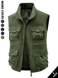 Men's Casual Workwear Vest, Windproof and Thermal-Insulating, Suitable for Daily Commuting, Outdoor Activities, Workwear Pairing, Layering at Home, Street Style, and Short Trips