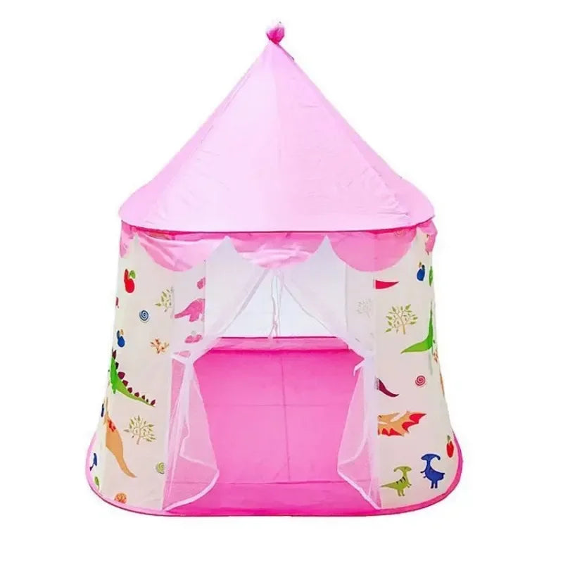 Kid Tent House For Game Room Decor Kids Outdoor Game Summer Children's Tents Princess Castle Tents Portable Foldable Outdoor Fun