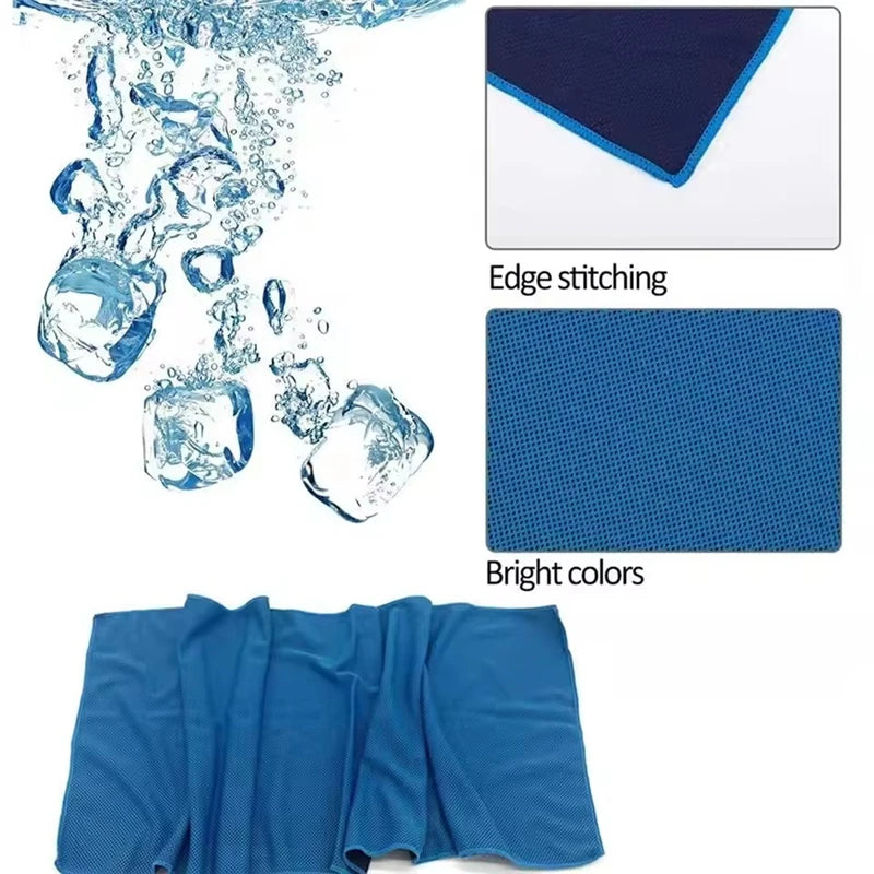 Outdoor Quick Drying Exercise Cooling Ice Towel Outdoor Fitness Running Exercise Towel Swimming Accessories