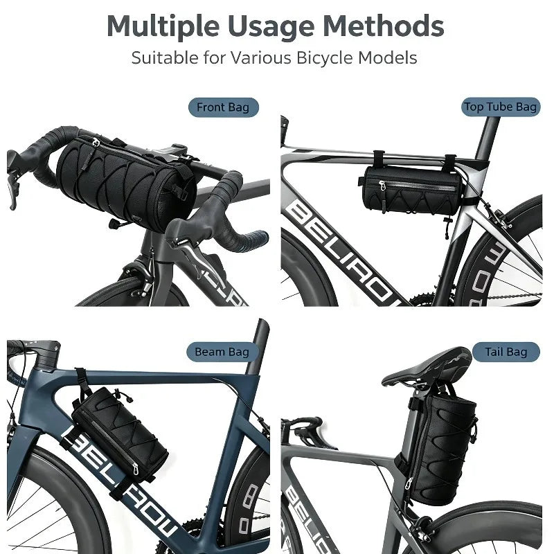 Bike Front Bag Bicycle Bag Storage Outside Multifunction Riding Bag Mountain Bike Front Bag Bicycle Accessories