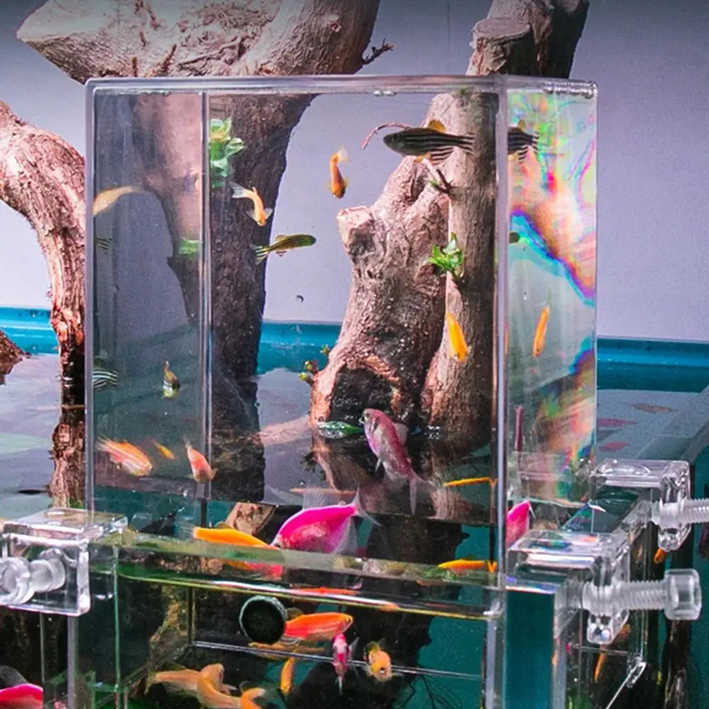 Aquariums Negative Pressure Fish Tank Clear Aerial Aquarium Extender Ecological Landscaping Decoration Fish Tank Bowl Isolation