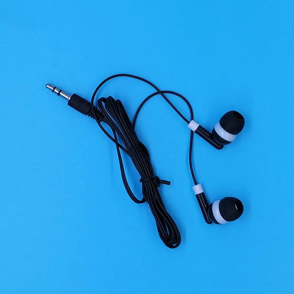 1/5 Pack Basic Earbud Headphones For Music, Wired Earphones in-Ear Disposable Headphones, 3.5 MM Audio Jack Stereo Earphones