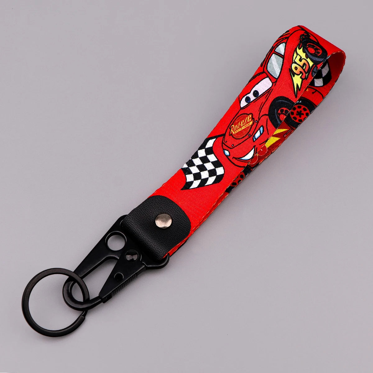 Classic Cartoon Car Keychain Mickey Key Rings Race Car Jewelry Men Women Lanyard Motorcycle Accessories Gifts For Friend