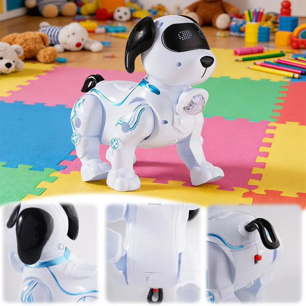 Robot Dog Electronic Stunt Pet Interactive Touch Programmable Smart Walking Dancing Kids Birthday Gift for Kids Boys Girls
